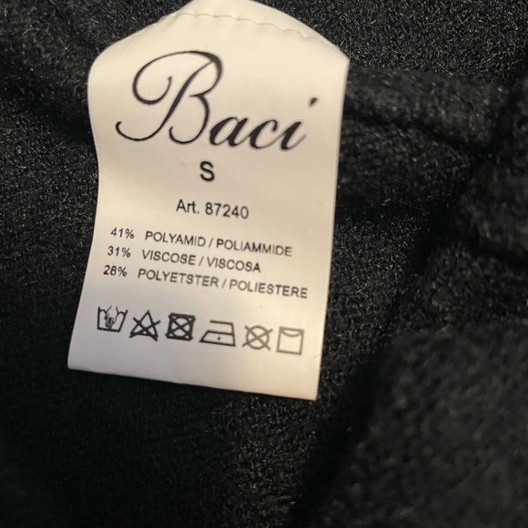 Baci Wide Leg Loungewear Pants from Sundance Catalog Black Size Small - Picture 8 of 10